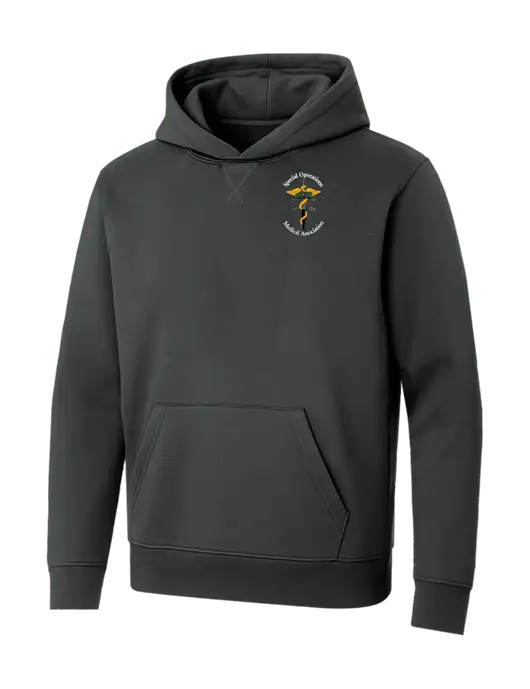 Allmade Charcoal Grey Organic French Terry Pullover Hoodie w/SOMA Logo