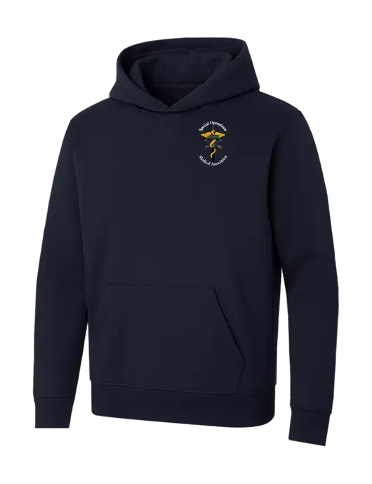 Allmade Dark Navy Organic French Terry Pullover Hoodie w/SOMA Logo