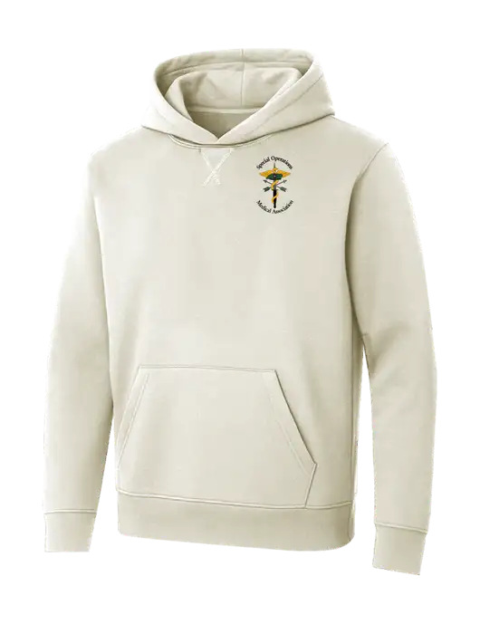 Allmade White Sand Organic French Terry Pullover Hoodie w/SOMA Logo