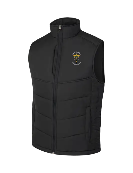 Black/Black Puffy Vest w/SOMA Logo