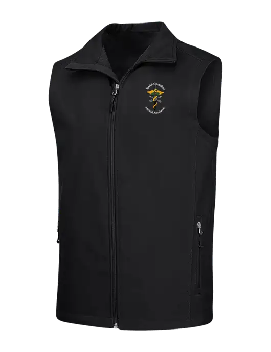 Black Core Soft Shell Vest w/SOMA Logo