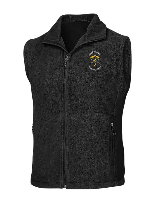Black Fleece Vest w/SOMA Logo