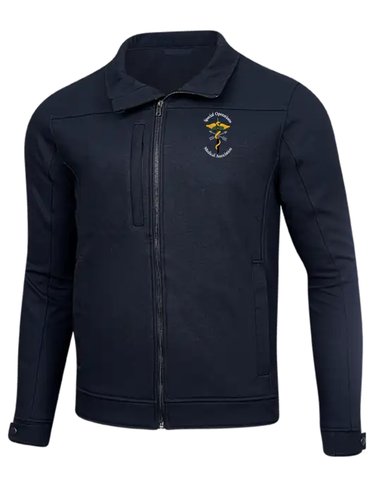 Cornerstone Navy Duck Bonded Soft Shell Jacket w/SOMA Logo