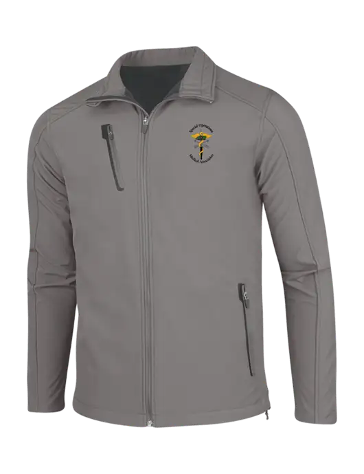 Medium Grey Welded Softshell Jacket w/SOMA Logo