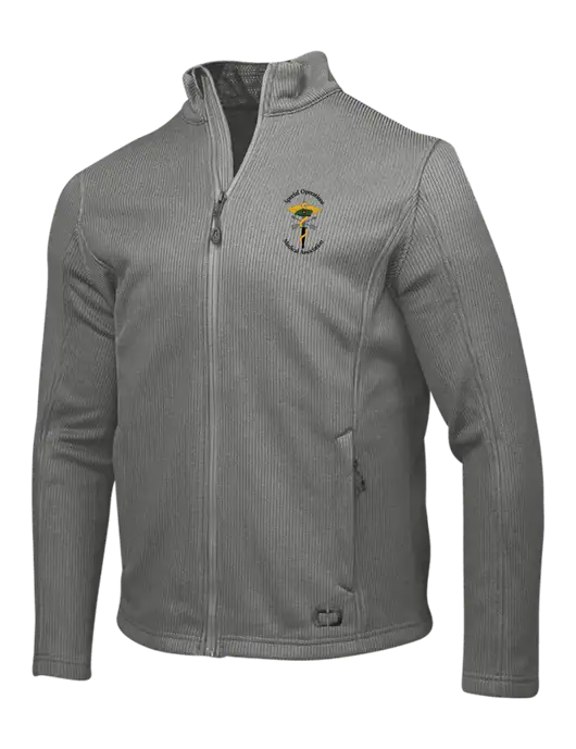 OGIO Medium Grey Grit Fleece Jacket w/SOMA Logo