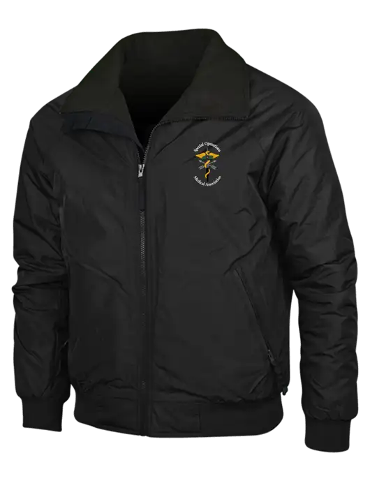 True Black/True Black Classic Challenger Jacket w/SOMA Logo