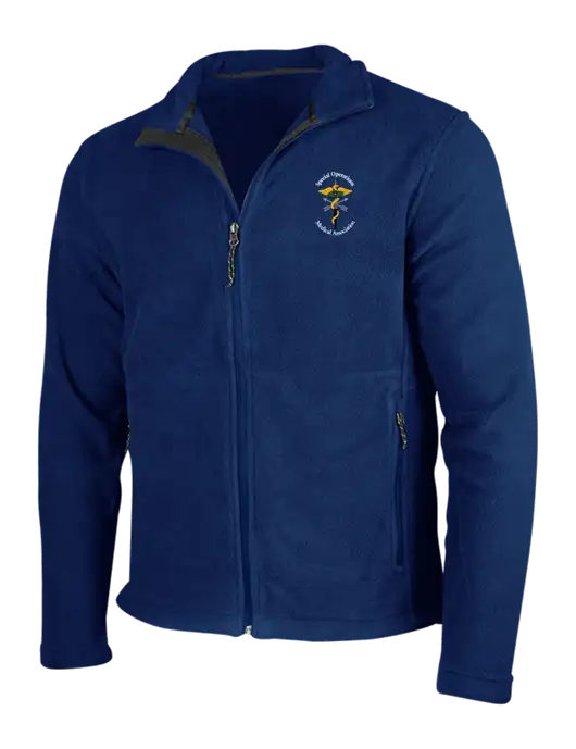 Navy Fleece Jacket w/SOMA Logo