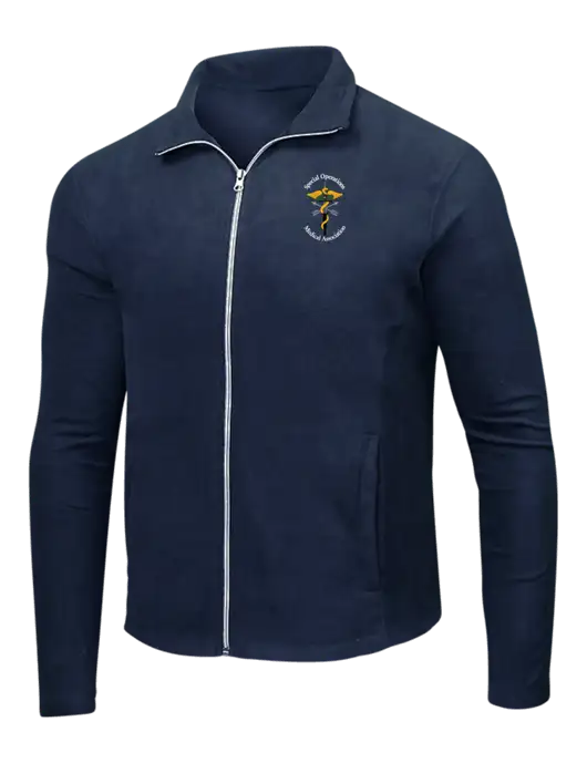 Navy Microfleece Jacket w/SOMA Logo