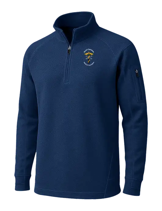 True Navy Tech Fleece 1/4 Zip Pullover w/SOMA Logo