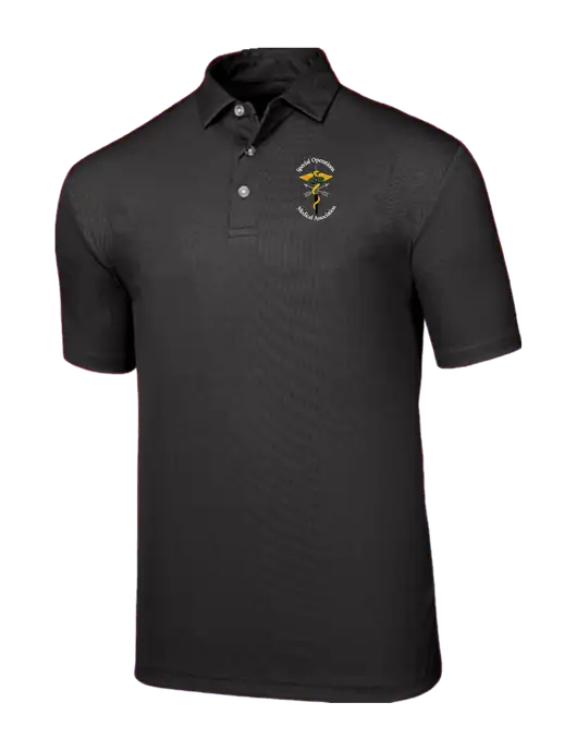 Callaway Birdseye Black Polo w/SOMA Logo