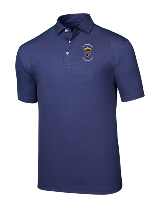 Callaway Birdseye Navy Polo w/SOMA Logo
