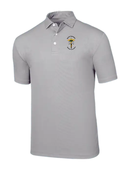 Callaway Birdseye Light Grey Polo w/SOMA Logo