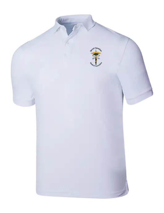 Callaway Ottoman Bright White Polo w/SOMA Logo