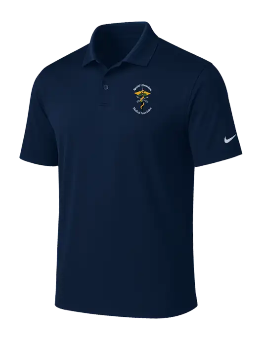 NIKE Navy Victory Solid Polo w/SOMA Logo