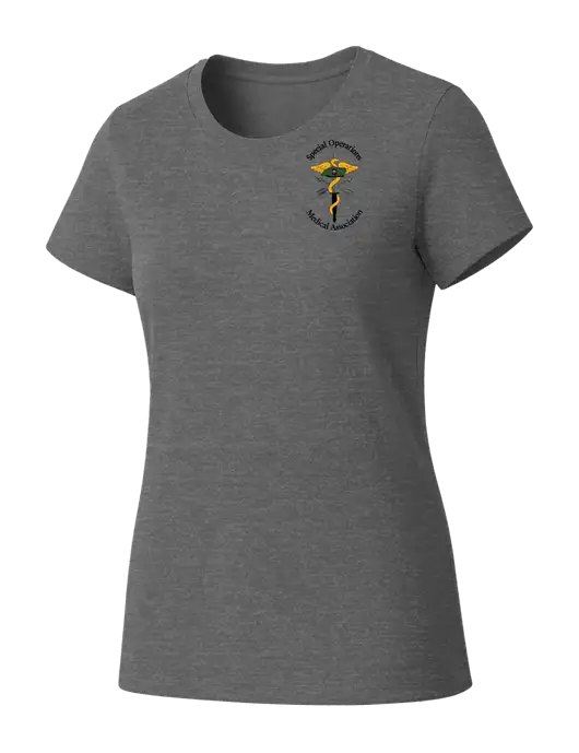 Womens Seriously Soft Grey Frost T-Shirt w/SOMA Logo