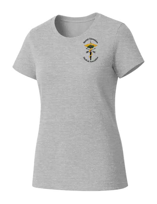 Womens Seriously Soft Light Heathered Grey T-Shirt w/SOMA Logo