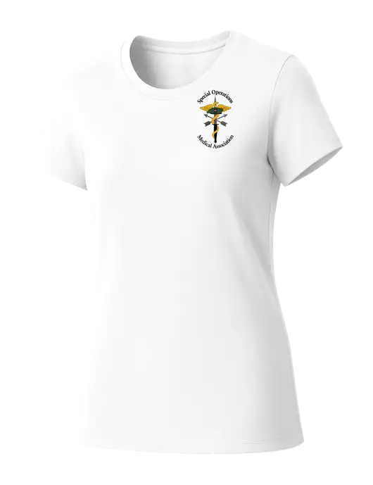 Womens Seriously Soft White T-Shirt w/SOMA Logo