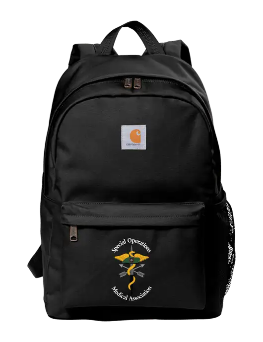 Carhartt Black Canvas Backpack w/SOMA Logo