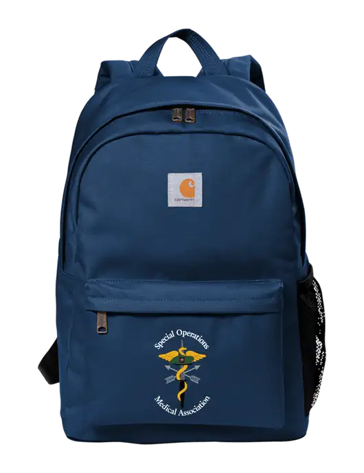 Carhartt Navy Canvas Backpack w/SOMA Logo